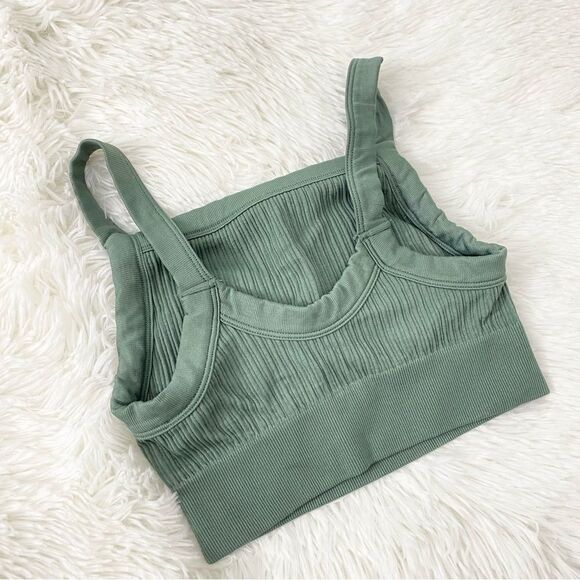 Aerie Sage Ribbed Tank Top - Picture 3 of 4
